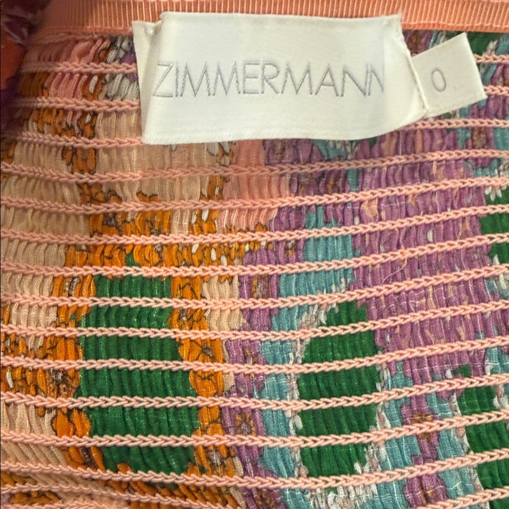 Zimmermann Lola Frill Picnic Midi Dress - Picture 8 of 9